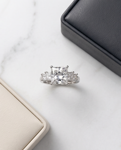 Princess Cut 5 Stone Ring