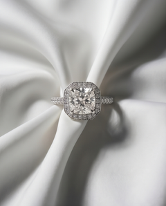 Cushion Cut Diamond Ring