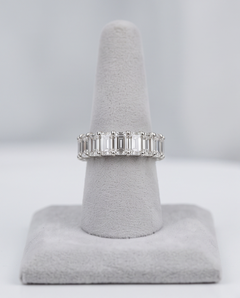Emerald Cut Eternity Band