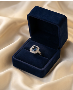Sapphire and Diamond Ring
