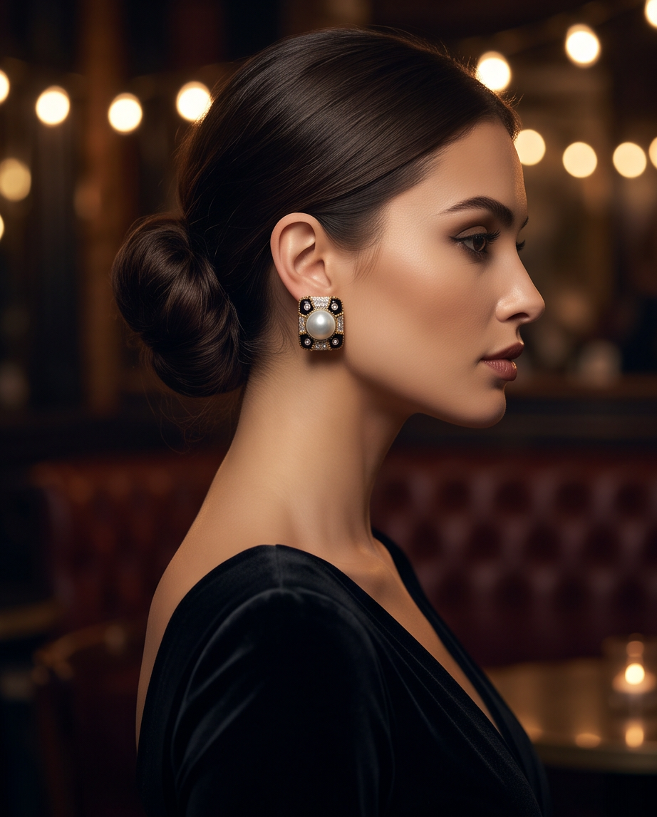 Mabe Pearl Earrings
