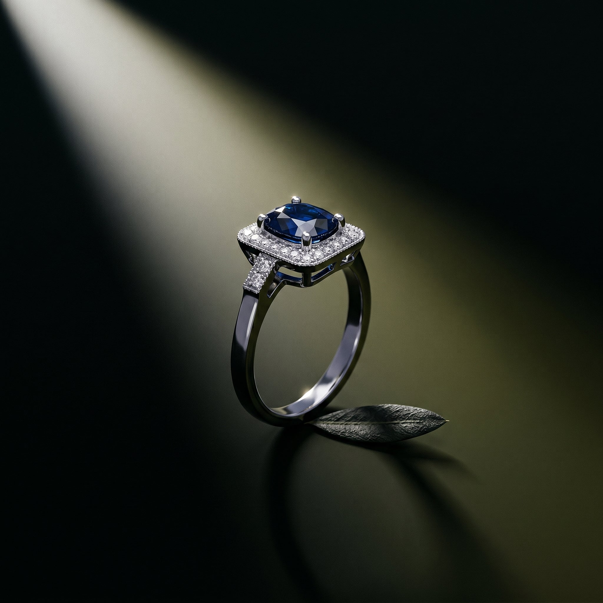 Sapphire and Diamond Ring