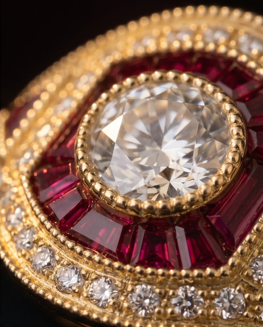 Ruby and Diamond Ring