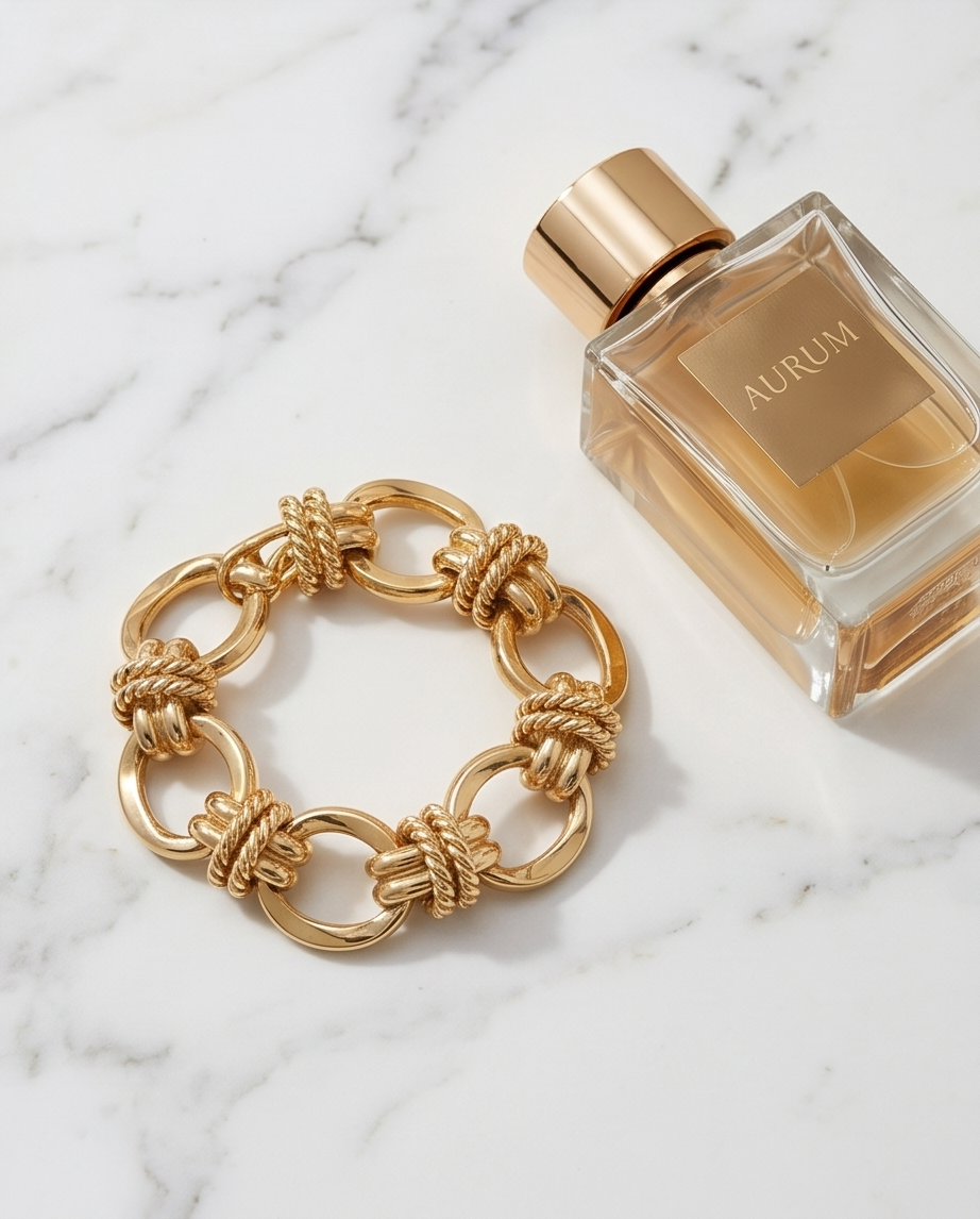 Nautical Yellow Gold Bracelet