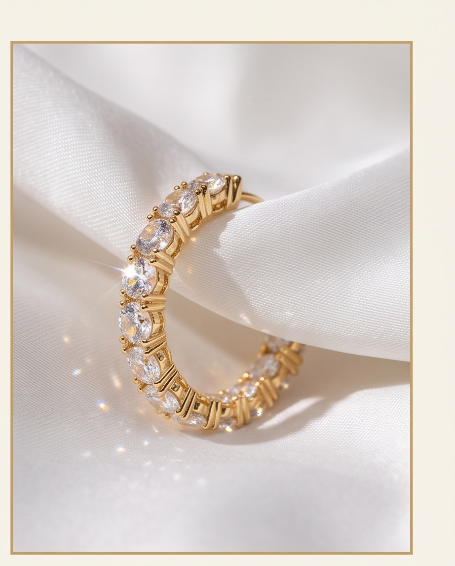 Inside-Out Diamond Hoops