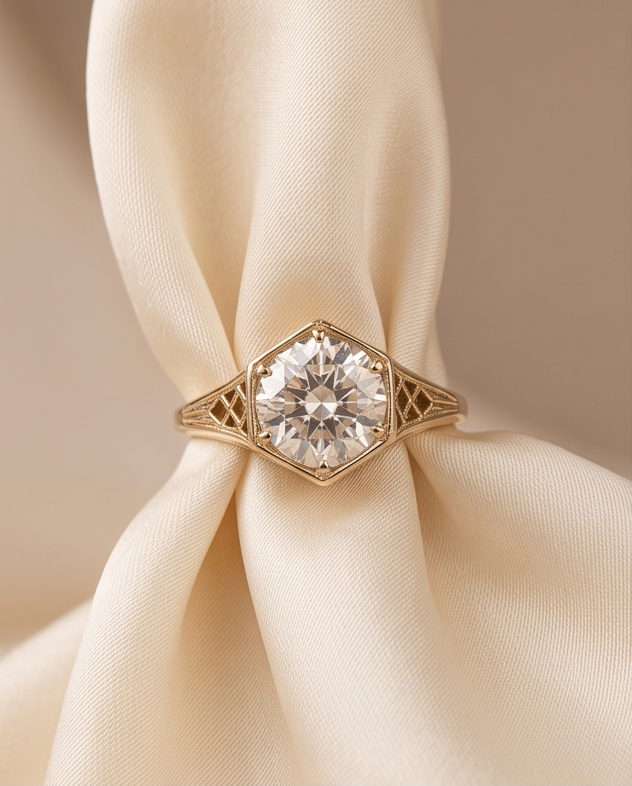 Yellow Gold Engagement Ring