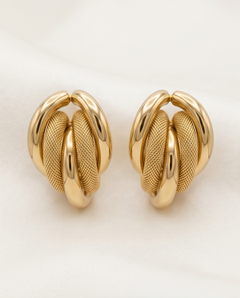 Polished and Sabi Half Hoop Earrings