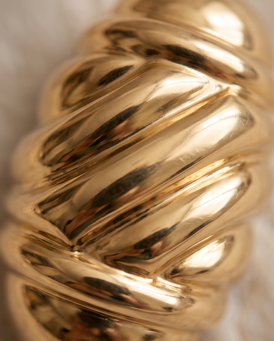 14kt Yellow Gold Shrimp Earrings
