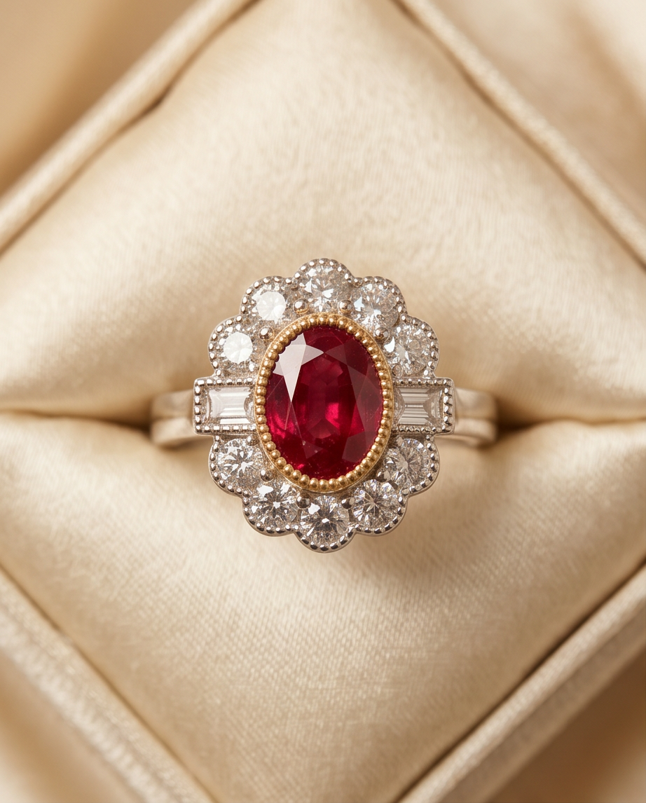 Ruby and Diamond Ring