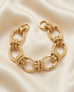 Nautical Yellow Gold Bracelet