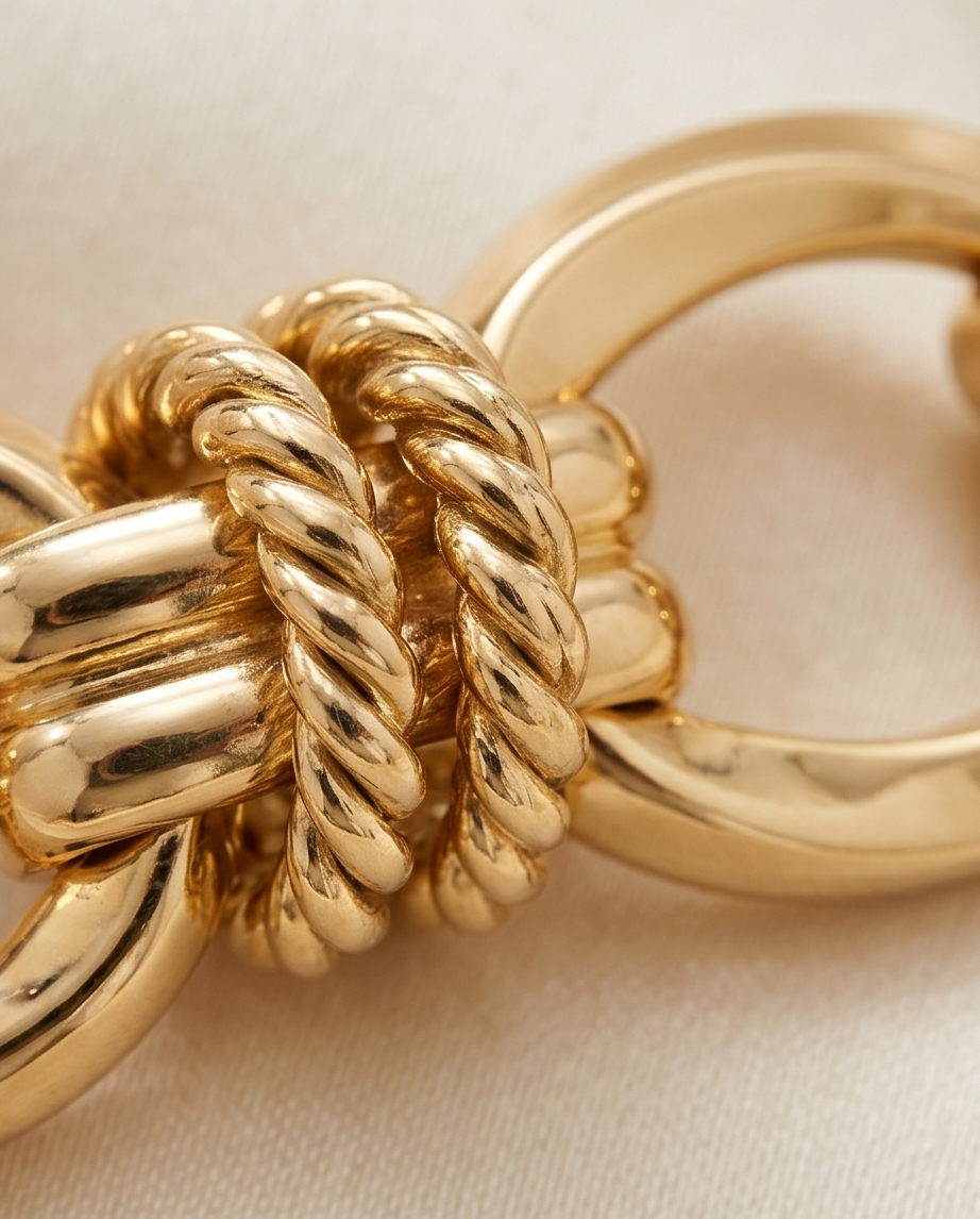 Nautical Yellow Gold Bracelet