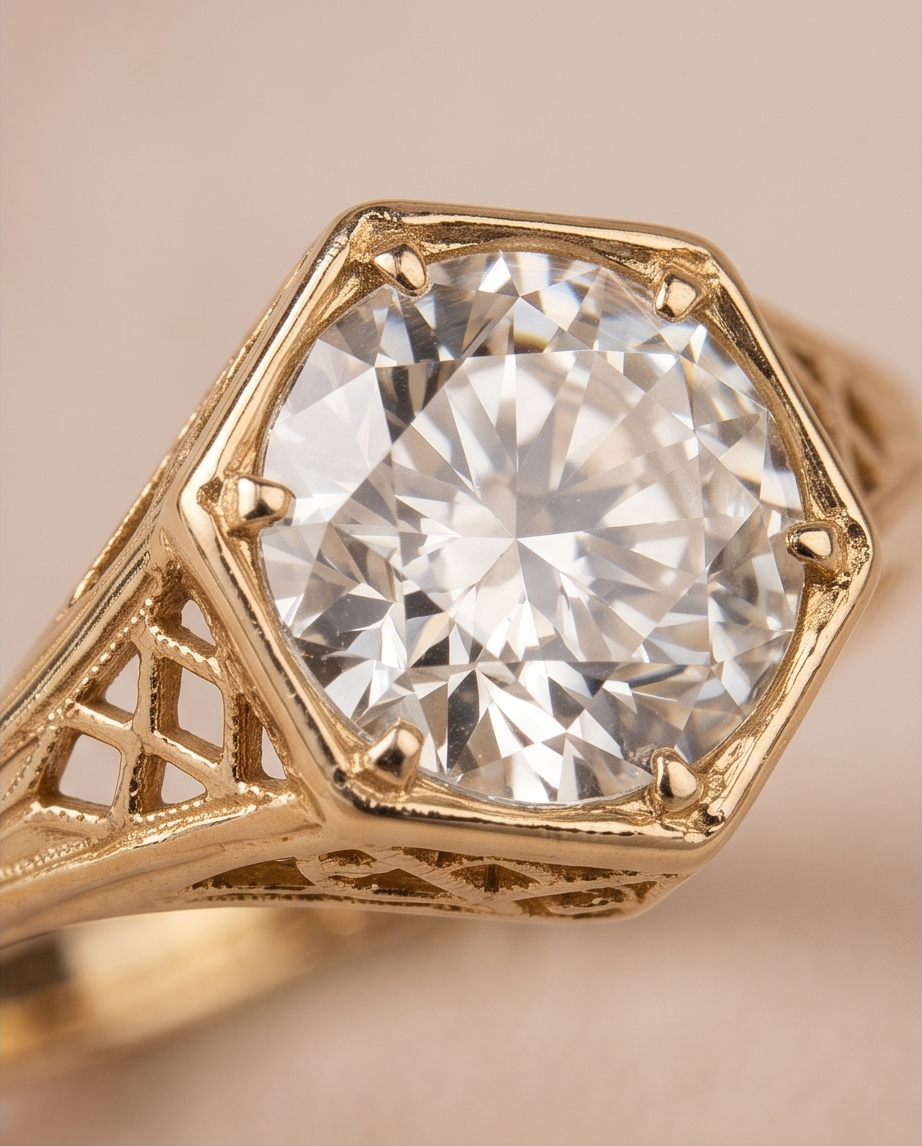 Yellow Gold Engagement Ring