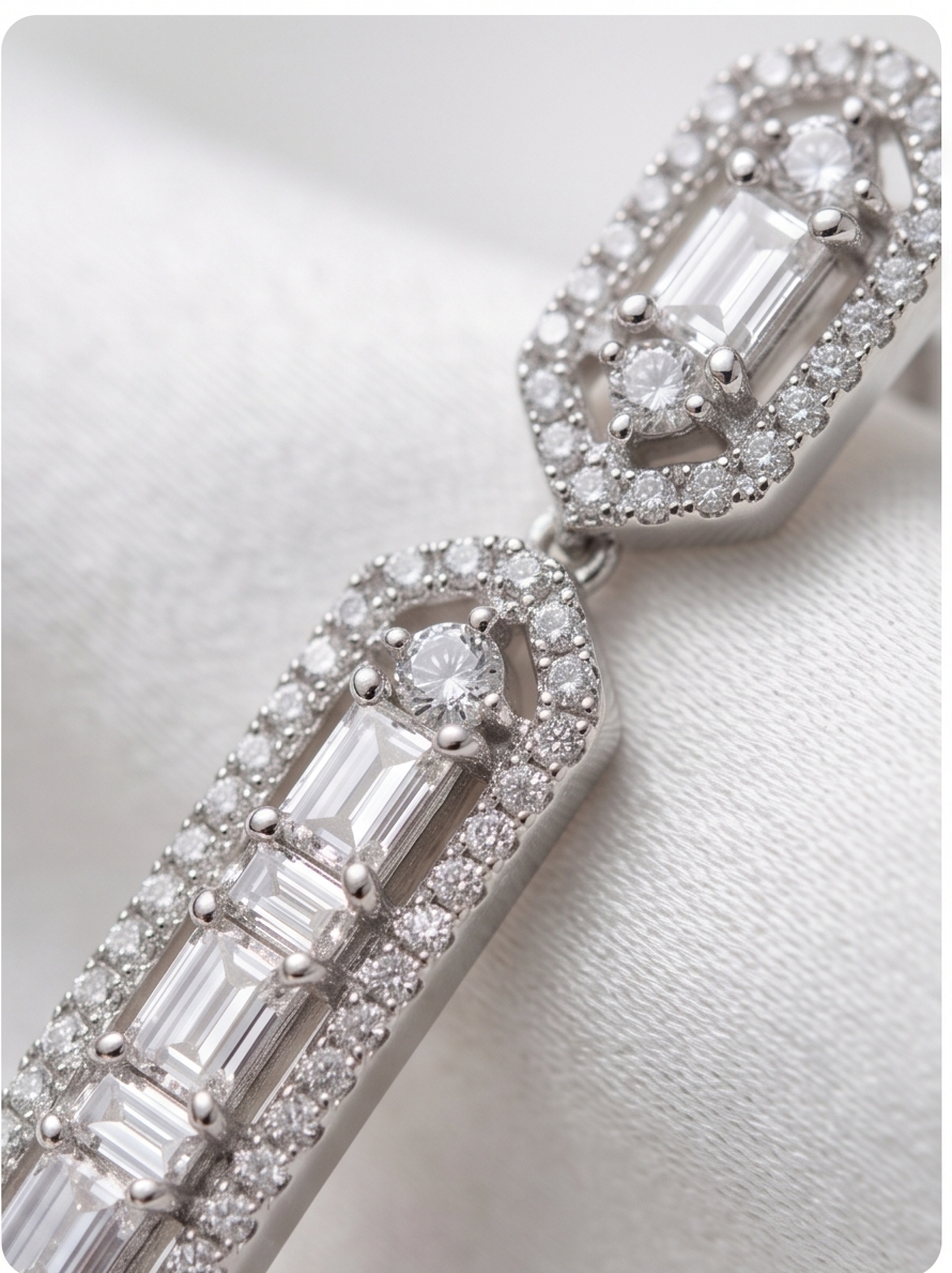 Dangle Diamond Earrings
