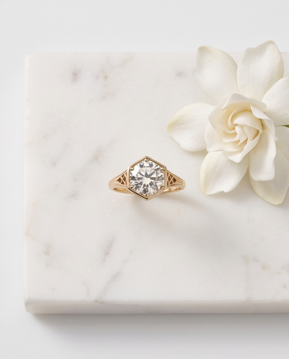 Yellow Gold Engagement Ring