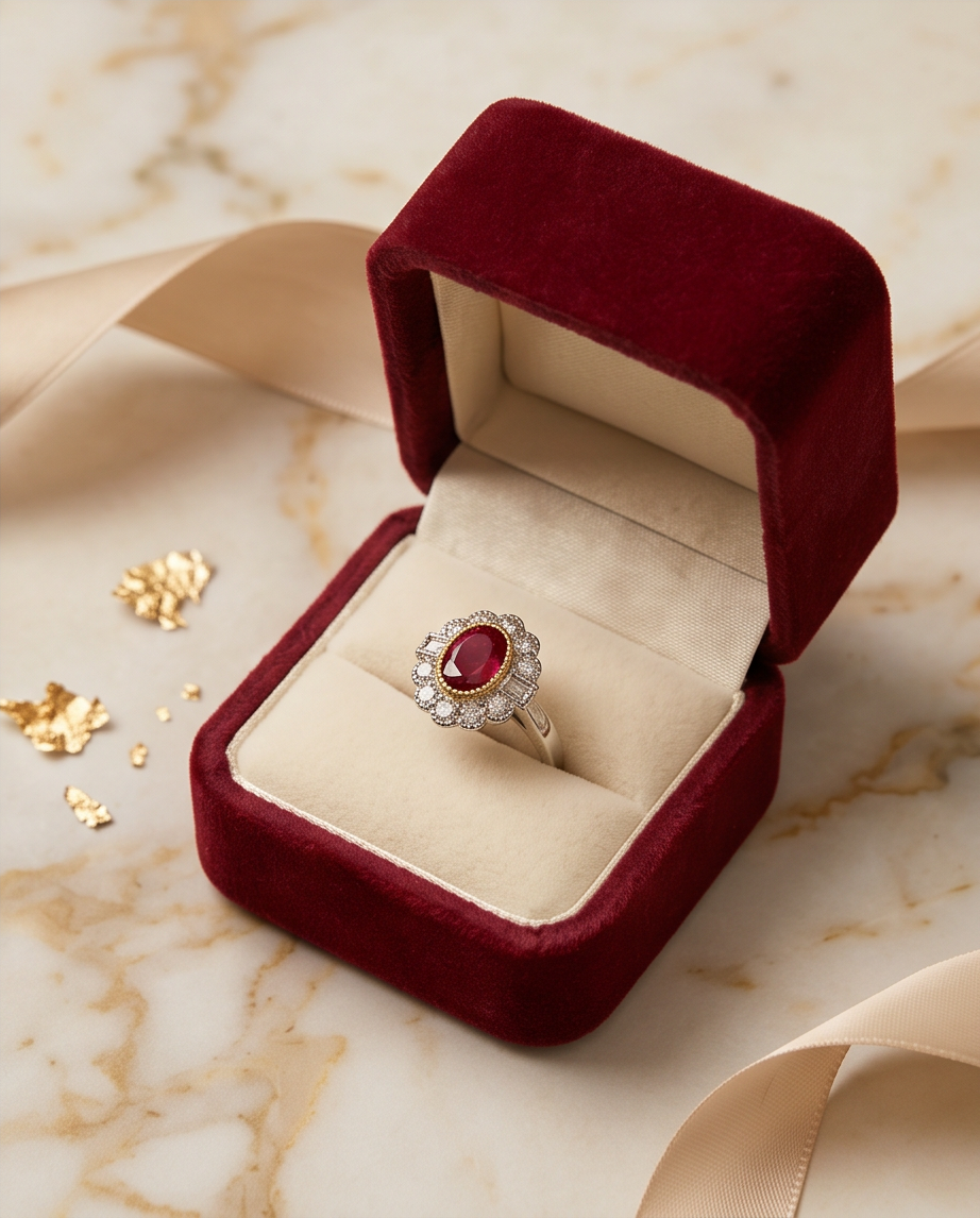 Ruby and Diamond Ring