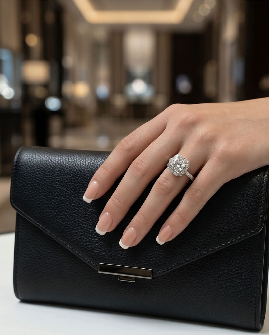 Cushion Cut Diamond Ring